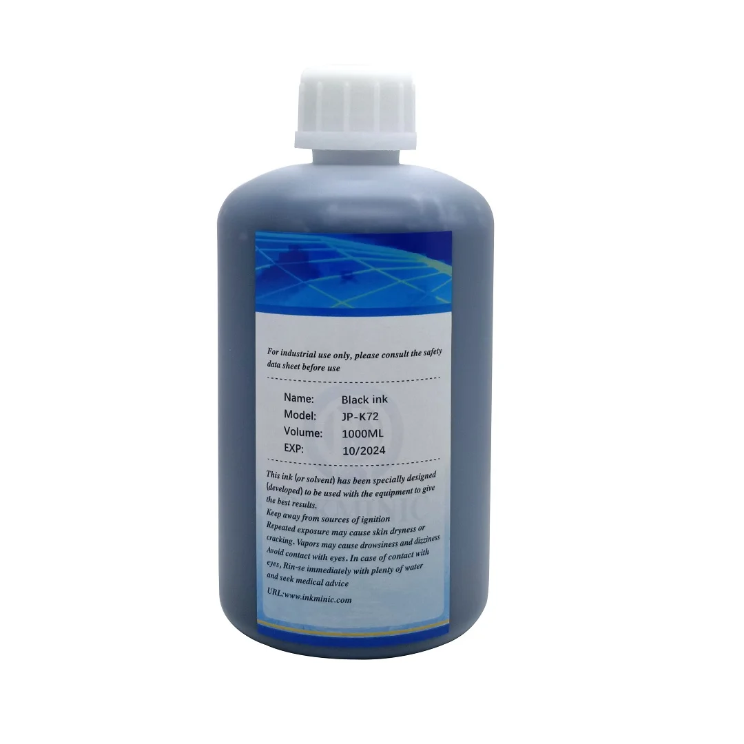 High-Quality Compatible 1000ml Solvent Ink for CIJ Hitachi Inkjet