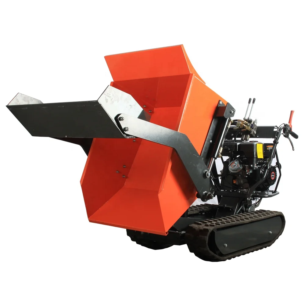 Power Concrete/mud Buggy Hydraulic Tipping Crawler Tracked Mini Dumper