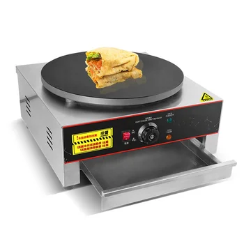 Hot Sale Electric Pancake Machine Crepe Making Machine Stainless Steel Baking Commercial Cast Iron Provided SY Ordinary Product