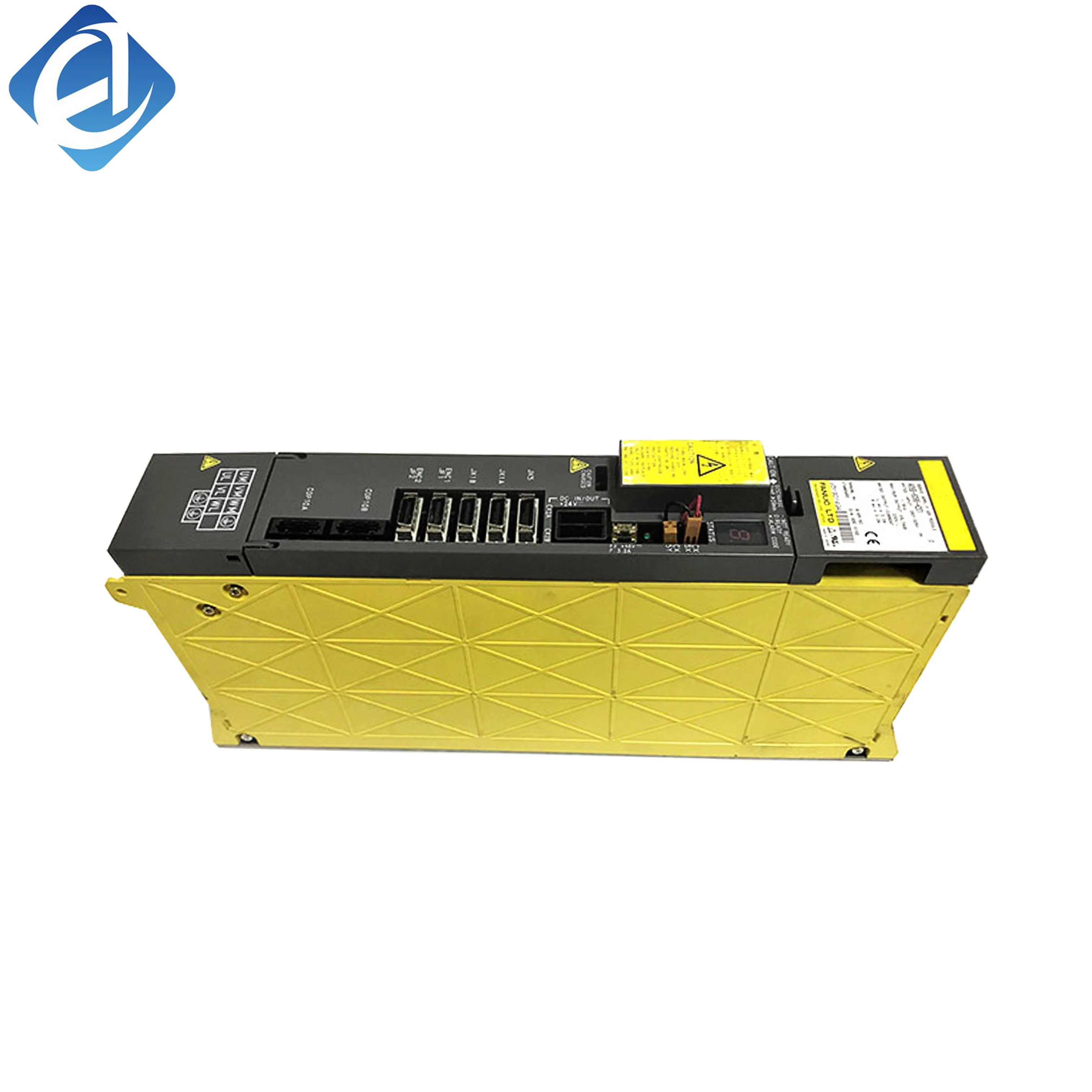 New Original  A06B-6096-H206 Servo Amplifier, Alpha SVM2-40/40 Series. Designed for CNC machine servo motion control. 2-axis drive, 283-325V input, 5.3kW power, 12.5A per axis, equipped with FSSB interface,