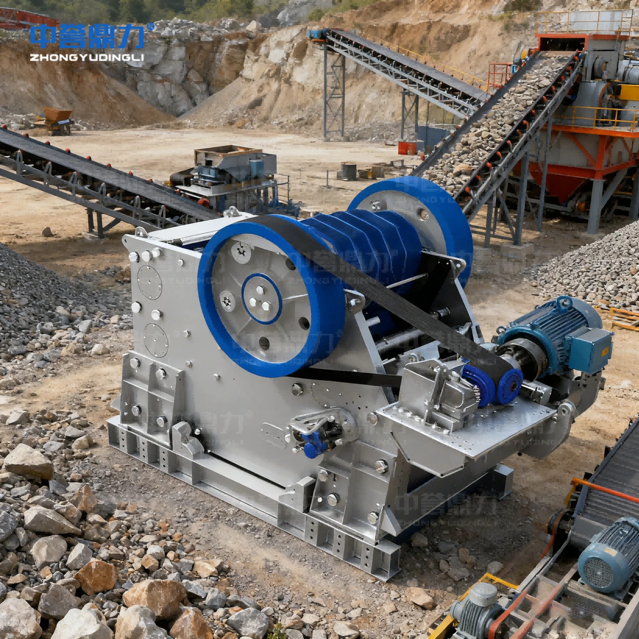 Crawler Mobile Aggregate Line 600 TPH for Construction Waste Granite ...