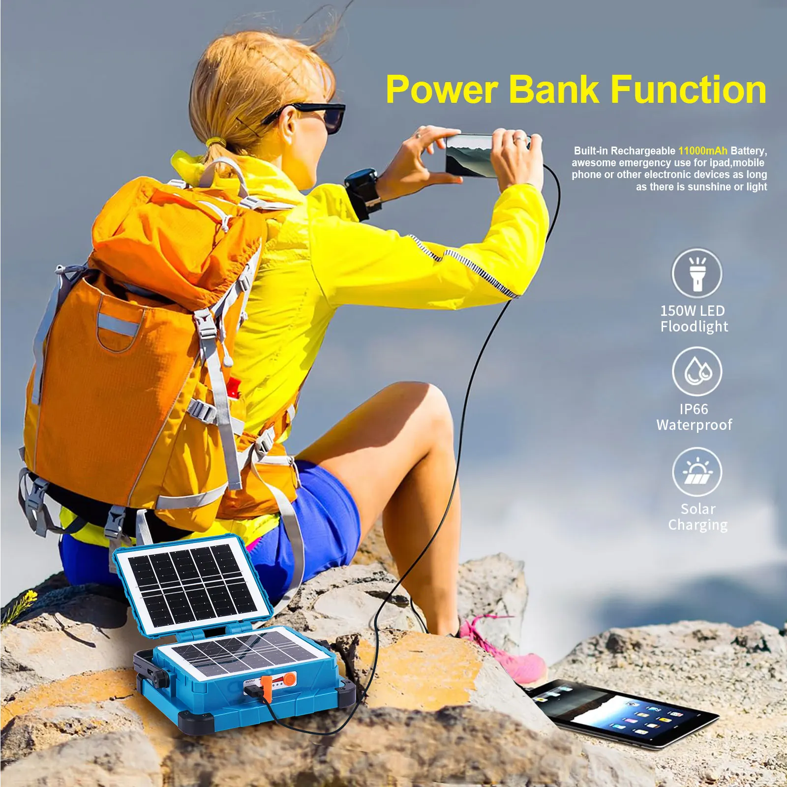 Outdoor Solar Waterproof LED Lighting Garden Sos Solar Power Light ...