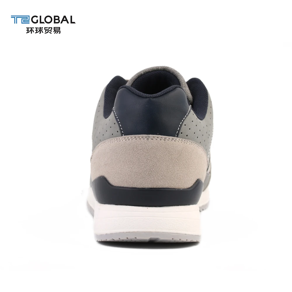 Классические зимние мужские повседневные замшевые кроссовки Odm ручной работы, Серые кроссовки