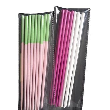 Reusable Colorful lacquer bamboo chopstick