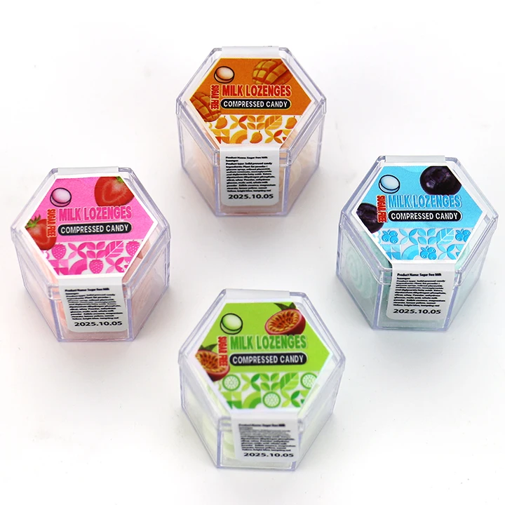 hexagonal box candy