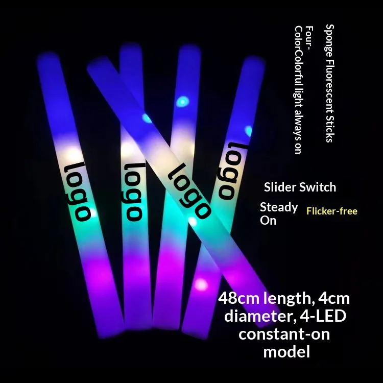 For LED Glow Stick Foam Light Stick UV Printing Eco-Friendly Festive Events Business Promotional Gift preview 2