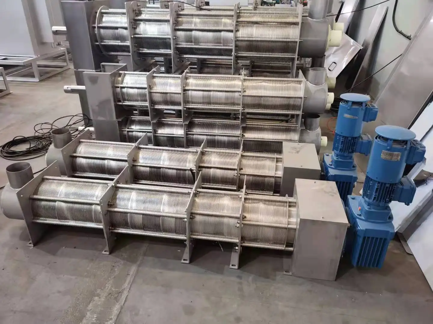 Легкое обслуживание, оборудование для обезвоживания осадка, винтовой пресс