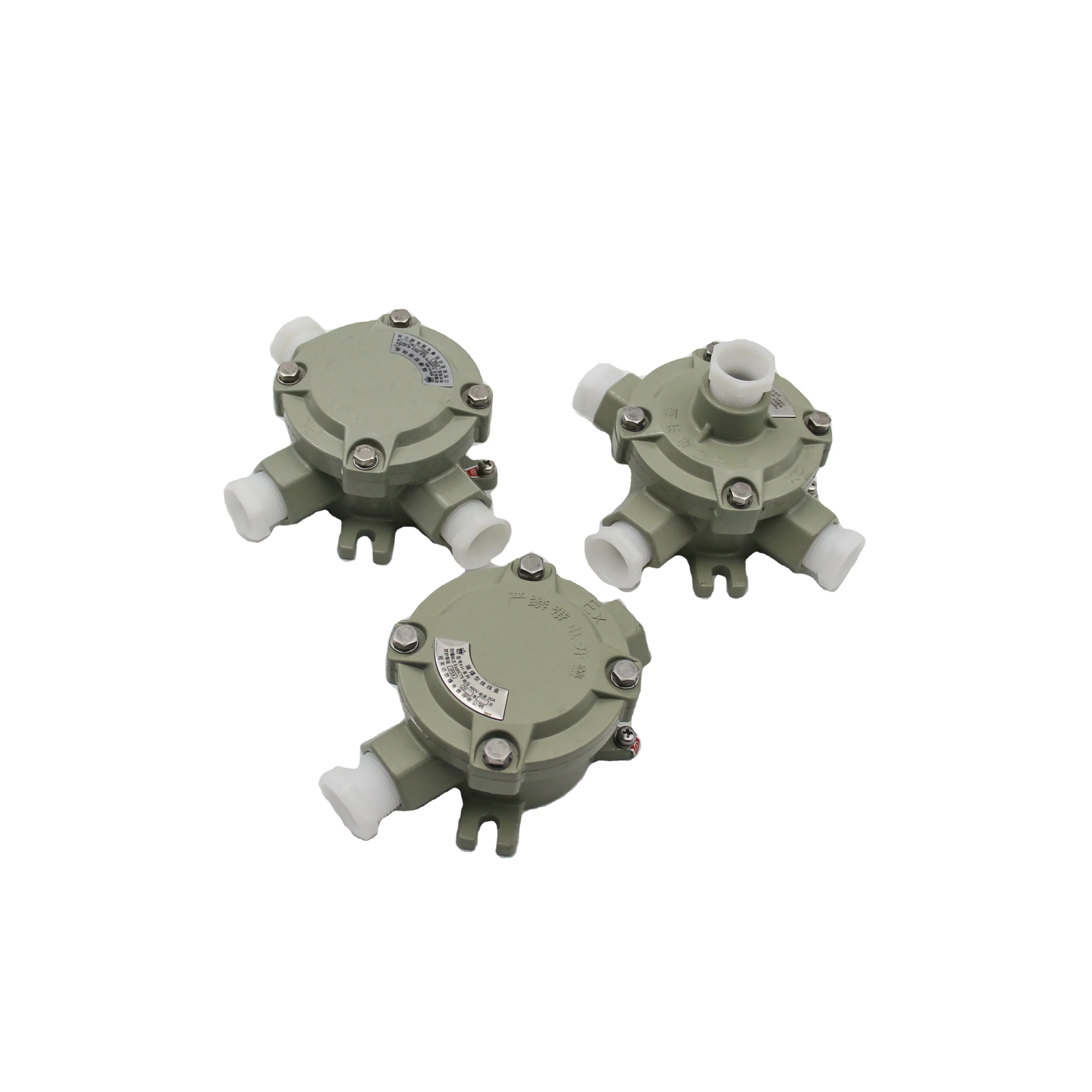 ATEX IP65  High Quality Explosion Proof Junction Box Terminal Box AH Series 1 2 3 4 Way Entry