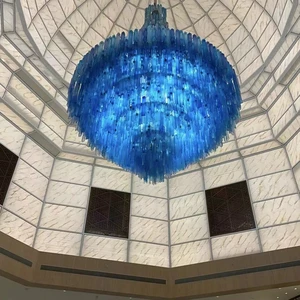 ECOJAS Hotel Lobby Super Market Banquet Hall Decorative Custom Large Crystal Chandelier
