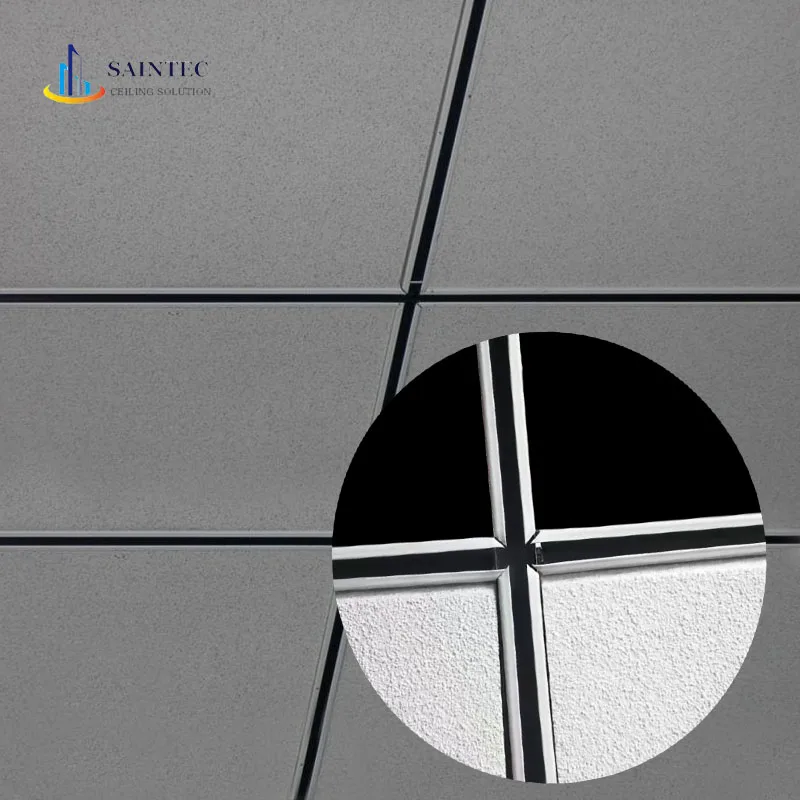 Modern Design Galvanized Steel Cleanroom T-Grids Main Tee for Gypsum Ceiling Suspending Grooved Ceiling Saintec Brand