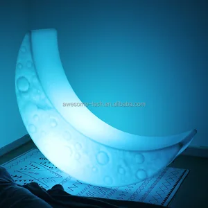 Hot Sale Modern Waterproof Illuminated Halfmoon Swing Furniture High Quality PE Lights for Wedding/Party Decor