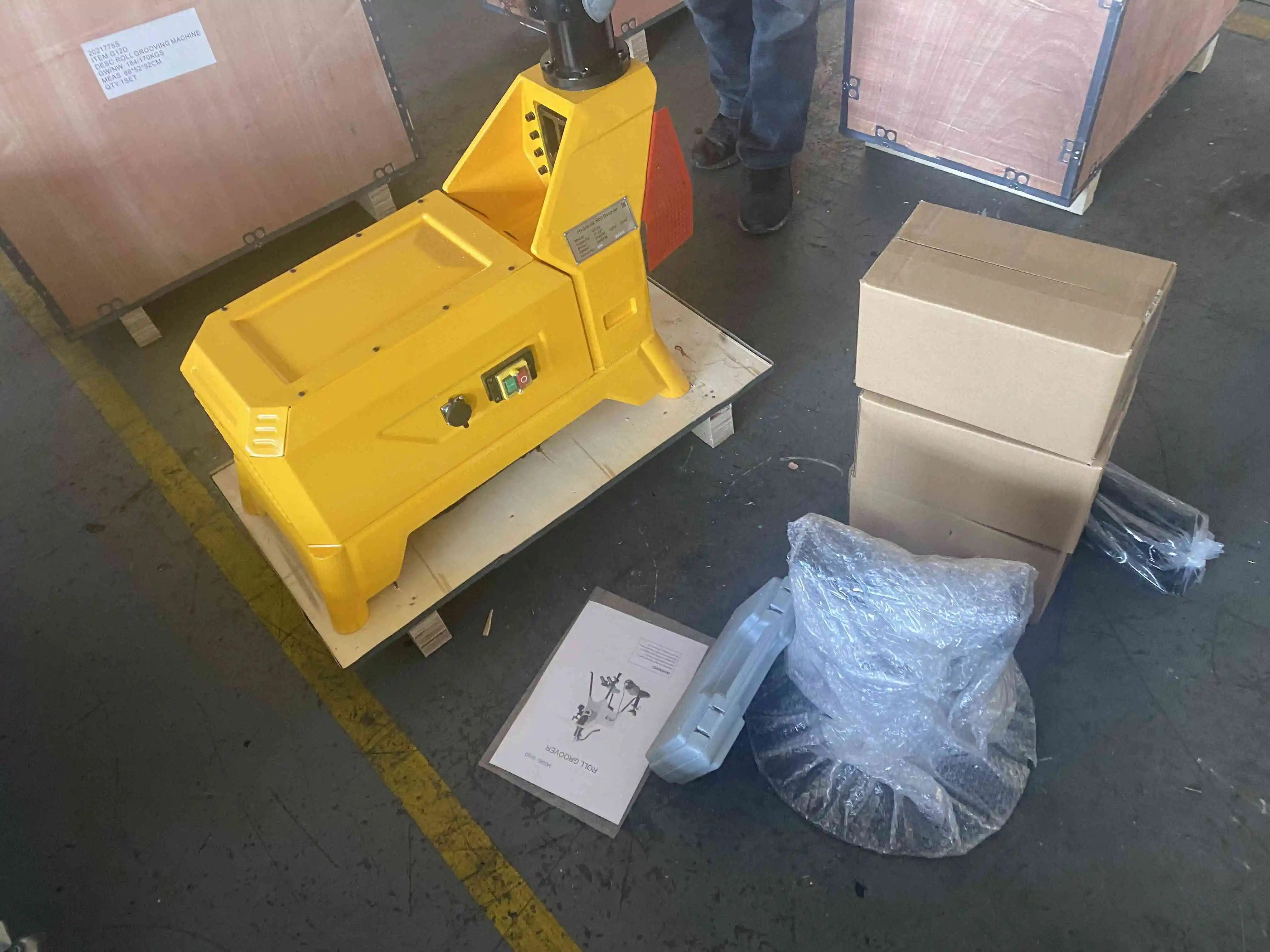 Hongli Roll Grooving Machine Price Power China Roll Grooving Machine Model G8