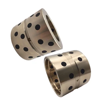 Heavy-Duty Sleeve Bearing with Oil Groove, CNC Machined Bushings, ISO Certified