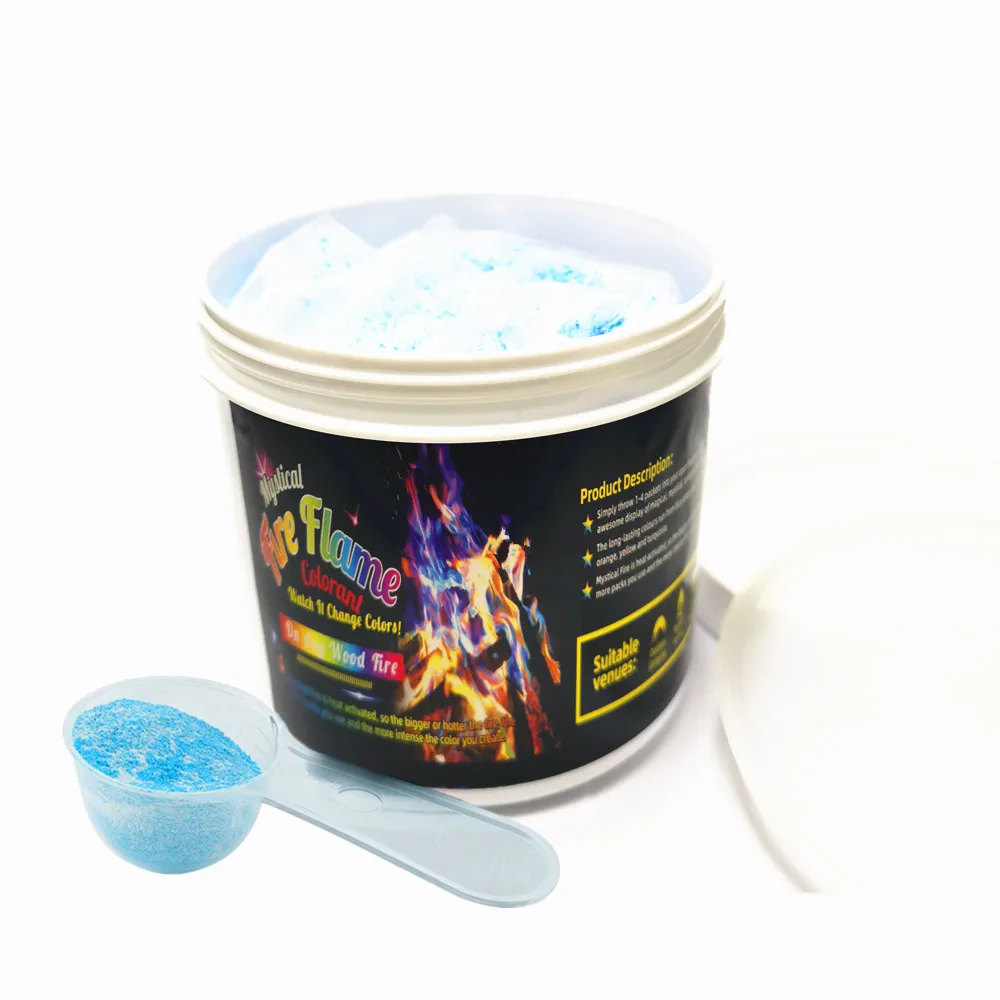DF-84 Magic Fire Colorant  Pack for Outdoor Fire Pits Mystical Flame Coloured Flame Powder Novelty Fireworks