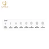 Forma oval blanca
