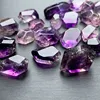 Morado, con forma aproximada de 7*15~8*15mm.