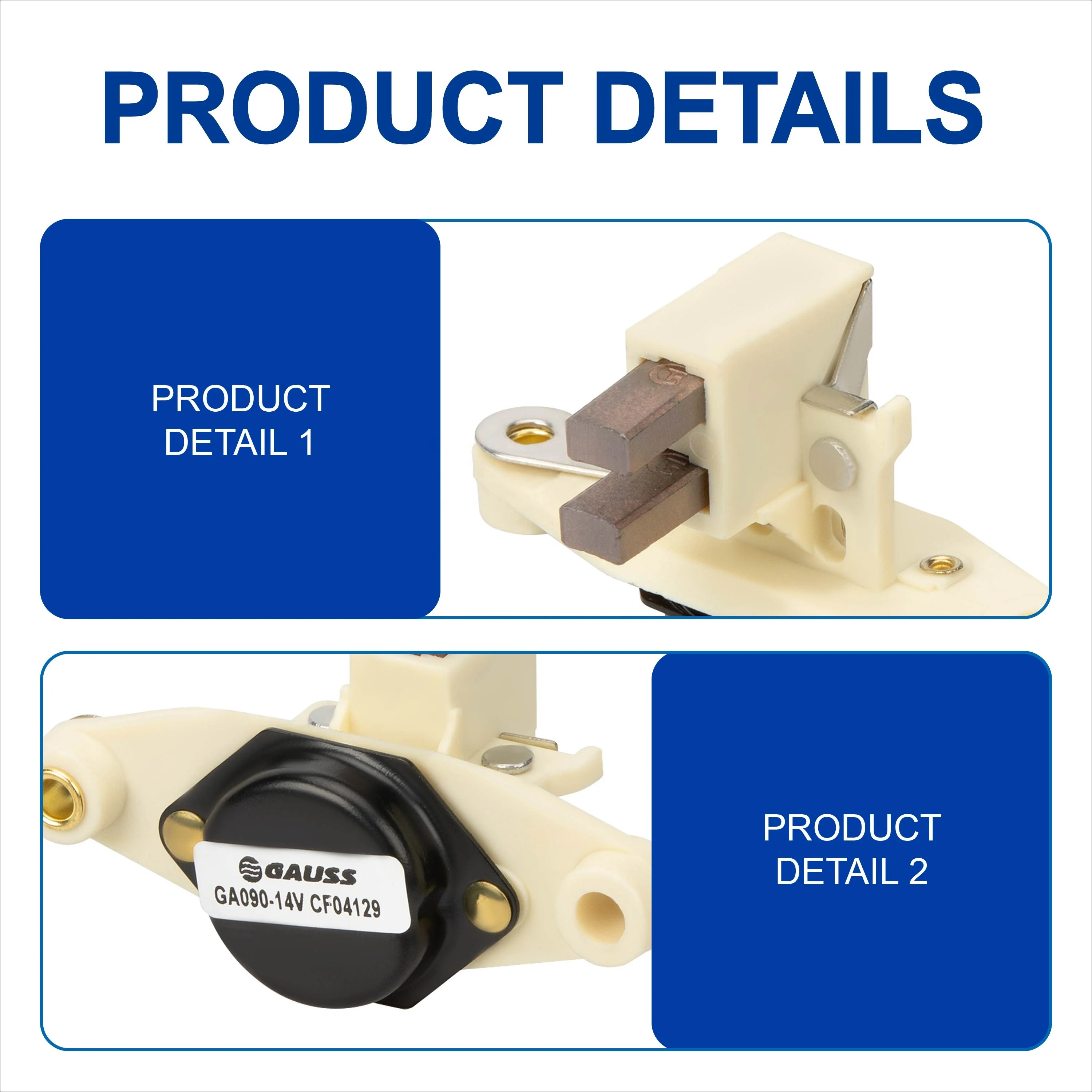 Régulateur De Tension Alternateur 14V A0021545806 VRB193M - Compatible Multi-Marques
