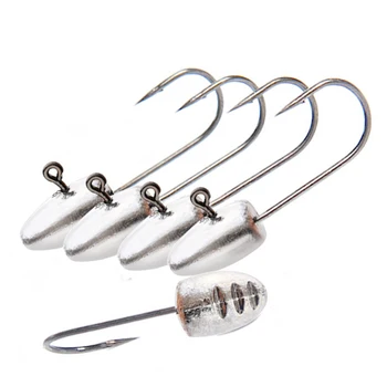 CHEERY 2g 3g 5g 7g 10g Jig Heads Hook Soft Artificial Bait Freshwater Seawater Barbed Lead Fishing Tackle Hooks – Soft Lure – view 5
