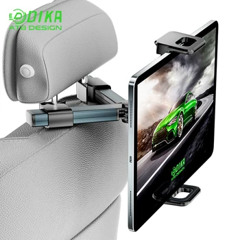 DIKA Tablet Holder Phone Holder 360 Degree Rotation Auto Backseat Tablets Stand for Car Mount Headrest