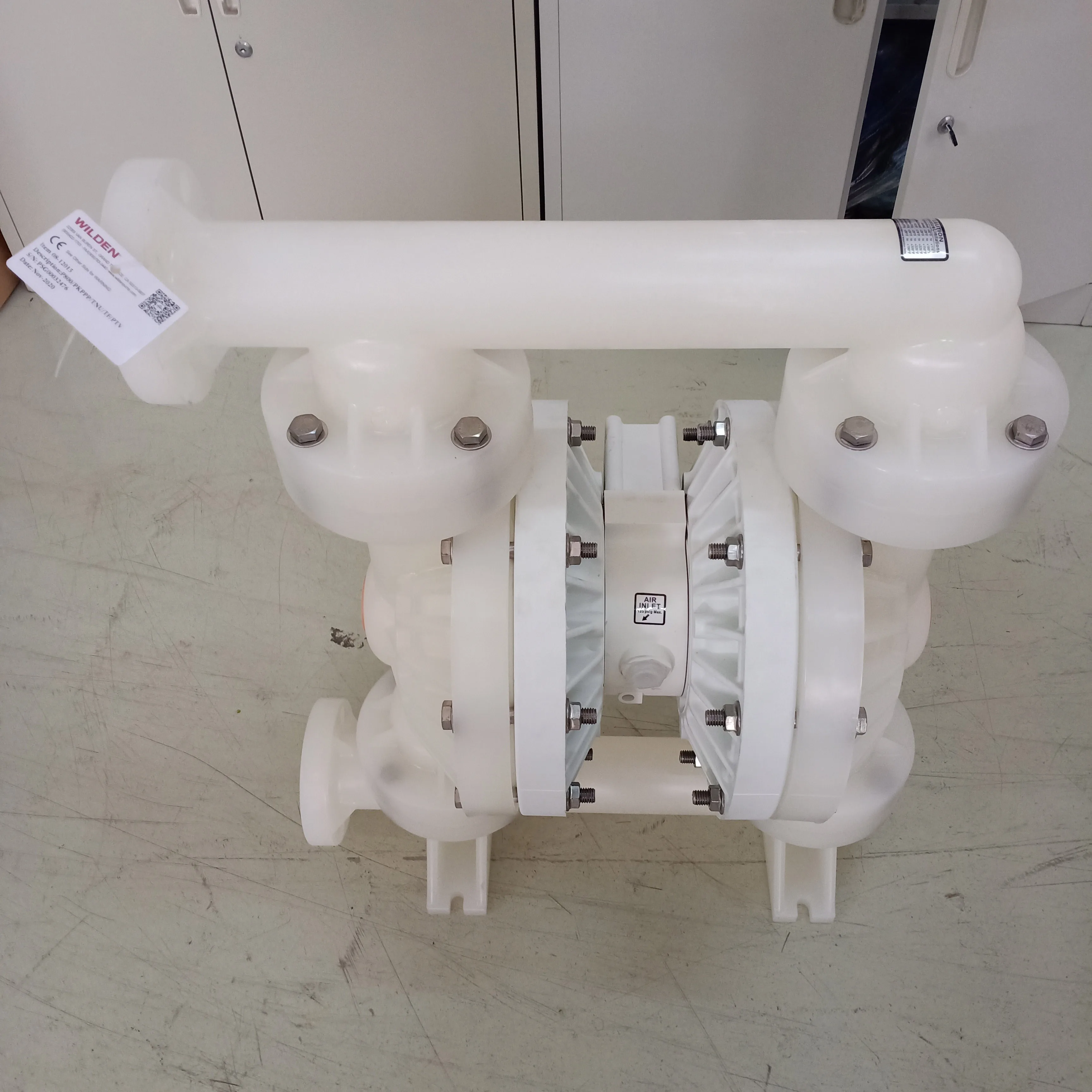 P800/PKPPP/TNU/TF/PTV 2'' Wilden Air Operated Diaphragm Pump with PTFE diaphragm and Polypropylene shell manufacture