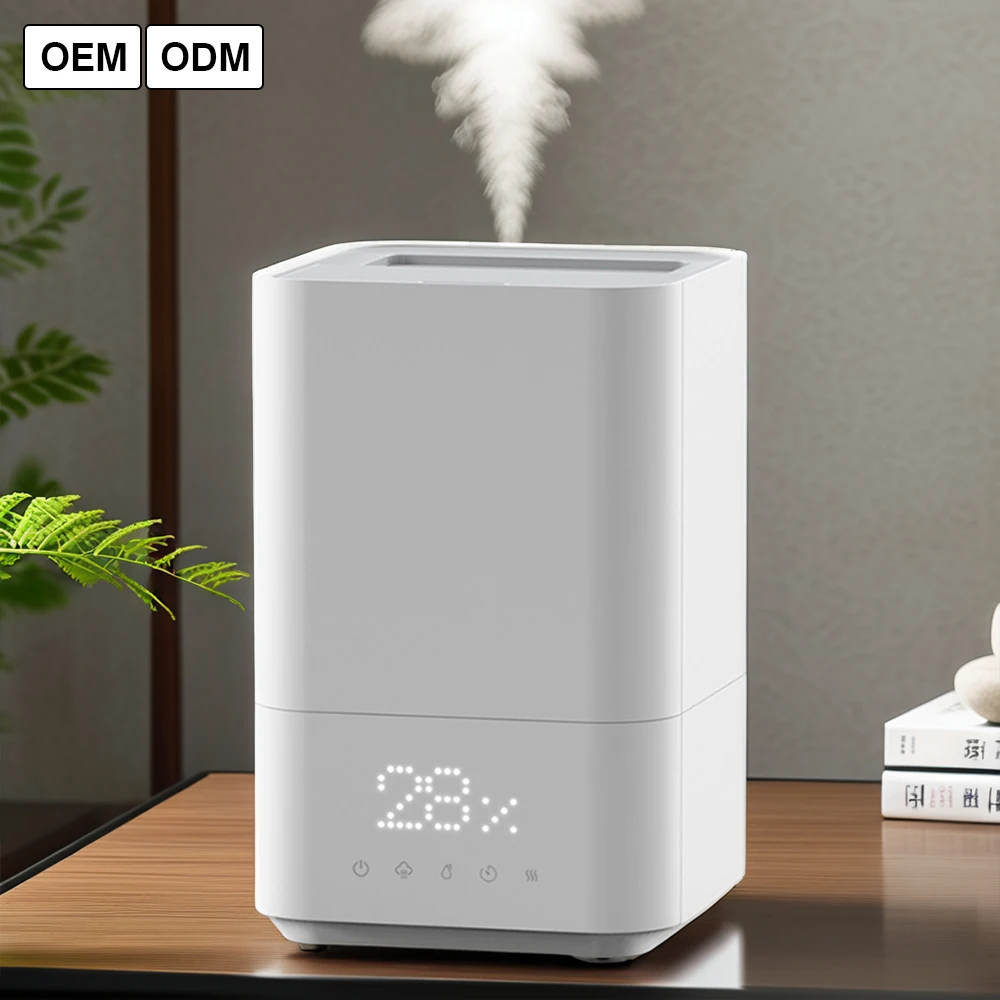 RUNAL 100 Degree Heating 5L Cool and Warm Mist H930 Smart Ultrasonic Air Humidifier for Home