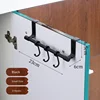 Cabinet door hanging rod-black-23 cm-3 hooks