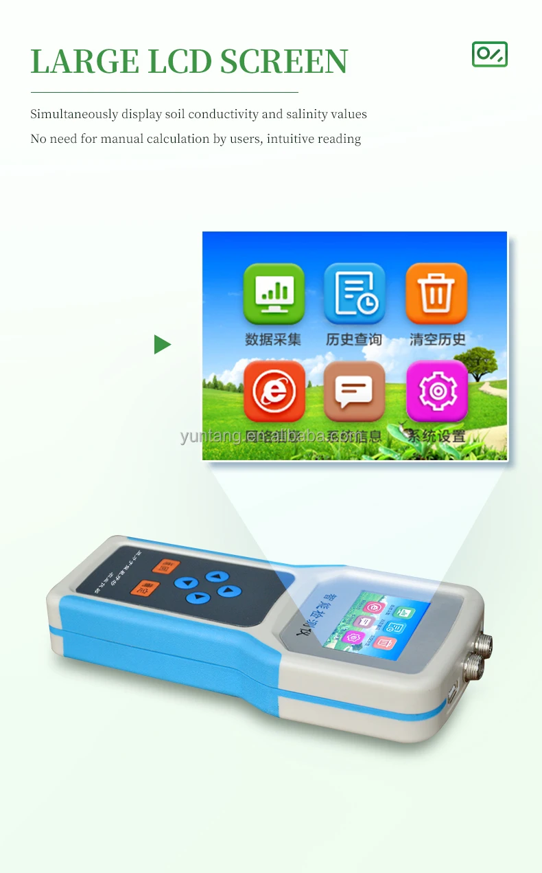 Portable Soil Rapid Detector - Moisture, Nutrient, & Temperature