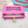 hot pink rectangle lash box with handle