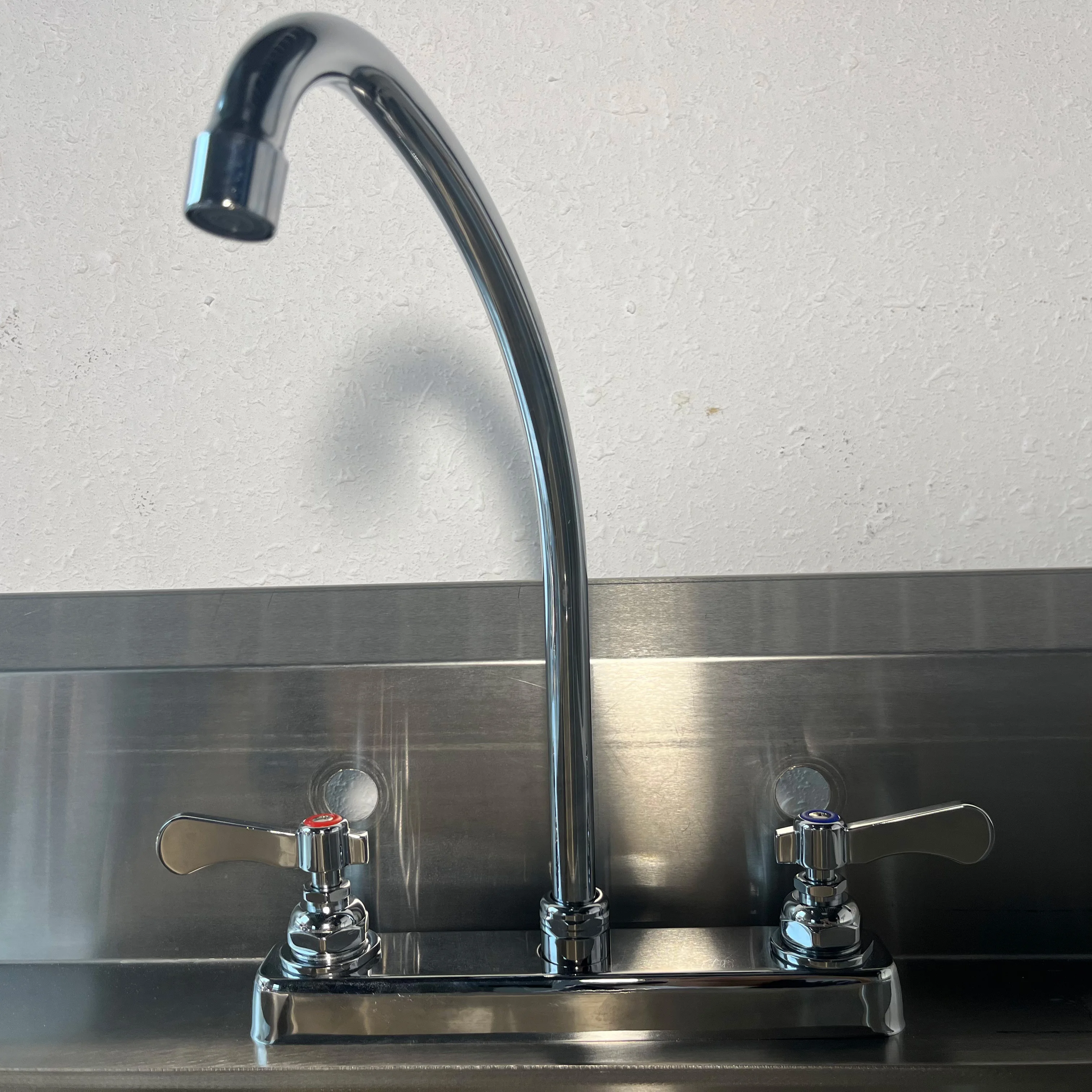 High Quality Commercial Basin Sink Tap Dual Hole Modern 304 Stainless Steel Faucet Taps Kitchen Faucets for Kitchen Faucets supplier