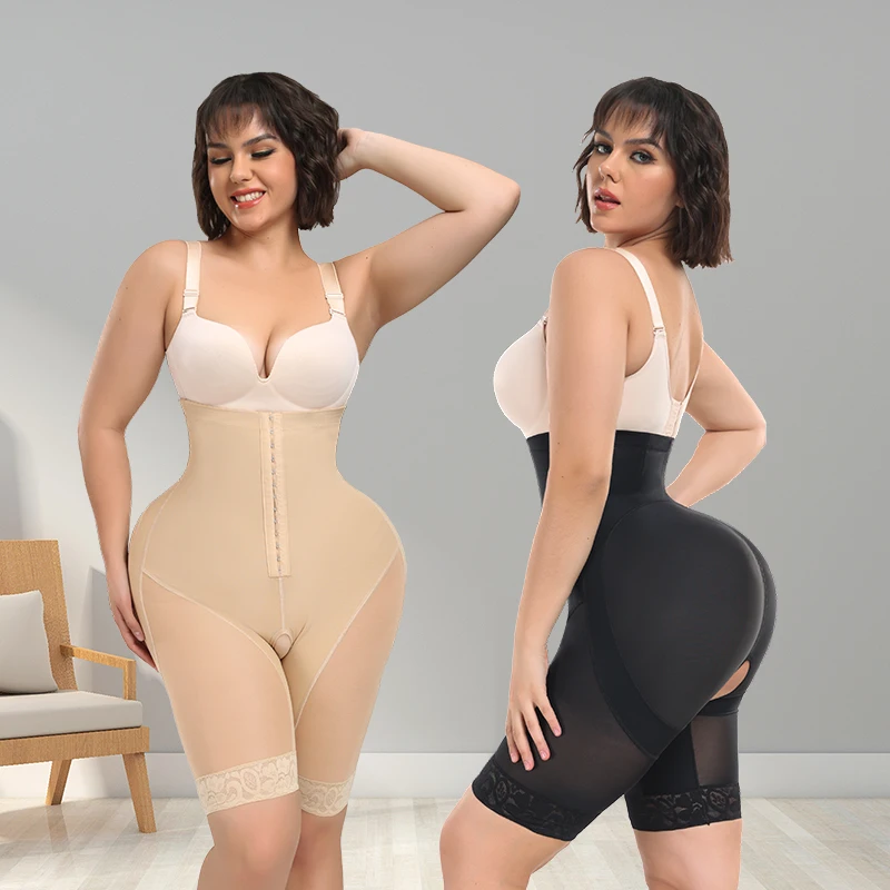 Compression Fajas Moldeadora Panty Short Colombianas Bbl High Waist