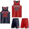 Navy  Red  White