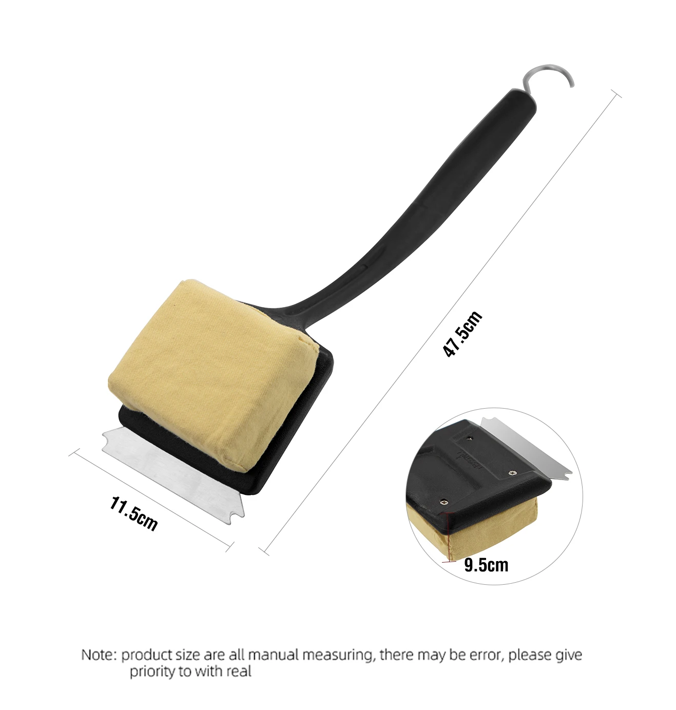 Safe And Effective Barbecue Cleaning Brush,Aramid Fiber Fabric,Bristle