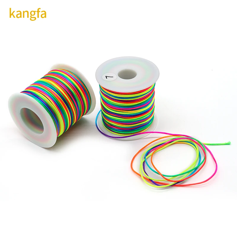 Filo Colorato Per Macramè E Artigianato Filo Di Nylon 0.7mm Per Braccialetti Fai Da Te - 120 Metri, 36 Colori, Per Gioielli E Macramè Filo Nylon Colorato Per Perline