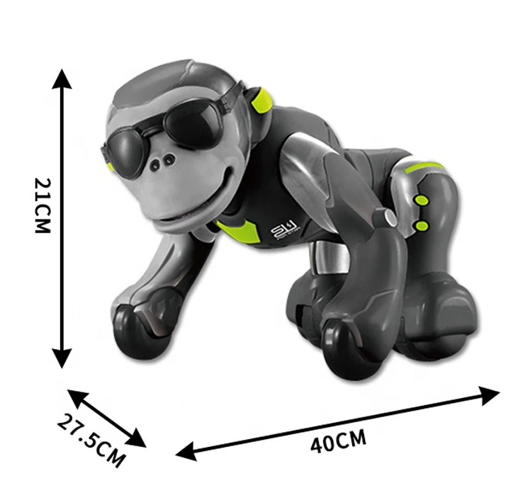 Monkey Robot Remote Control Intelligent Machine Kids Plastic Orangutan Toy with Programming