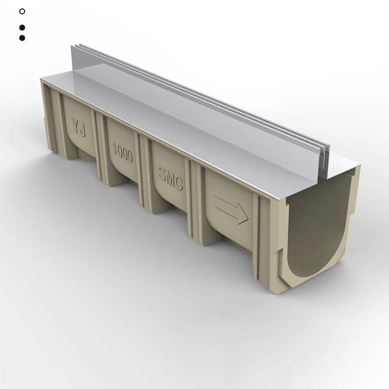 Smc Composite Resin Integrated Gutter Cover Polymer Linear U-shaped ...