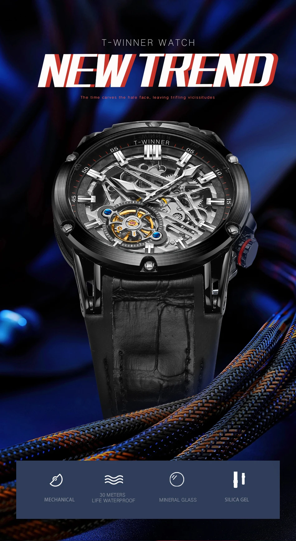 Winner Reloj 2024 T-Winner Relojes Hombre - Automatic Mechanical Watches