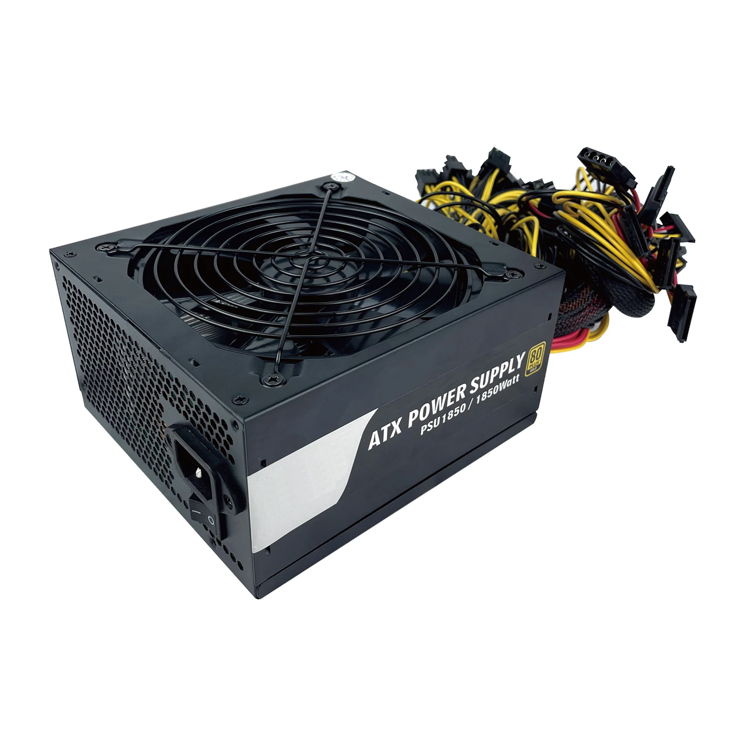 ATX 2000W PC Mining Power Supply 12V for 8 GPU