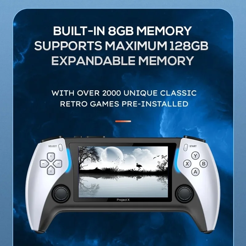 Project X Consola Gaming Portable Mini Handheld Two-Player Dual-Handle Hd Video Console Game Player Ps5 for Kids