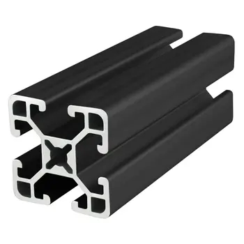 New design China t slot l shape aluminium profile black framing 40160 aluminum extrusion profile for sim racing rig cockpit