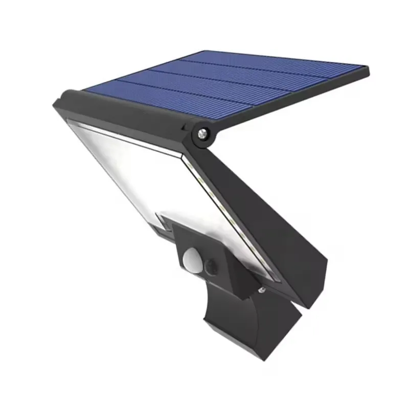 Outdoor IP65 Waterproof Solar Security Light Wall Lamp for Garden Patio Deck Garage