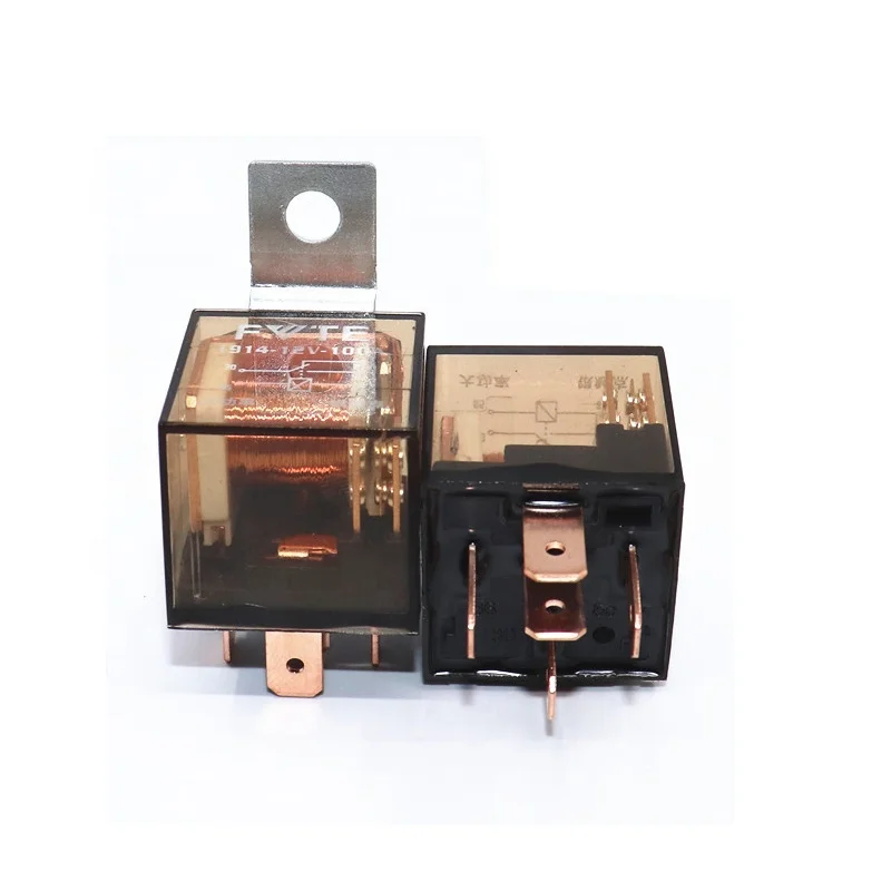 Aexit 2pcs 1912 12V 100A 4 Pin SPDT Power Electromagnetic Relay W LED Light (2 Pcs 1912 12V 100A 4 Broches Alimentation SPDT Relais ?lectromagn?tique Avec LED Lumi?re - View #8