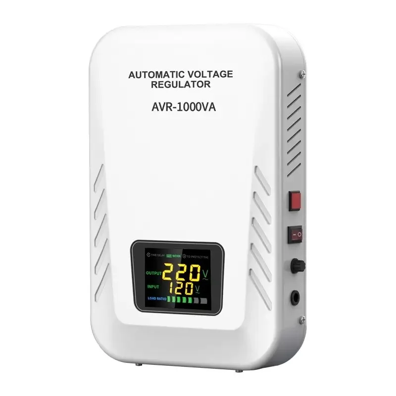 Direct Supply AVR Series 1000VA Single Phase 220V AC Household Stabilizer Digital Display Overvoltage Protection for Air