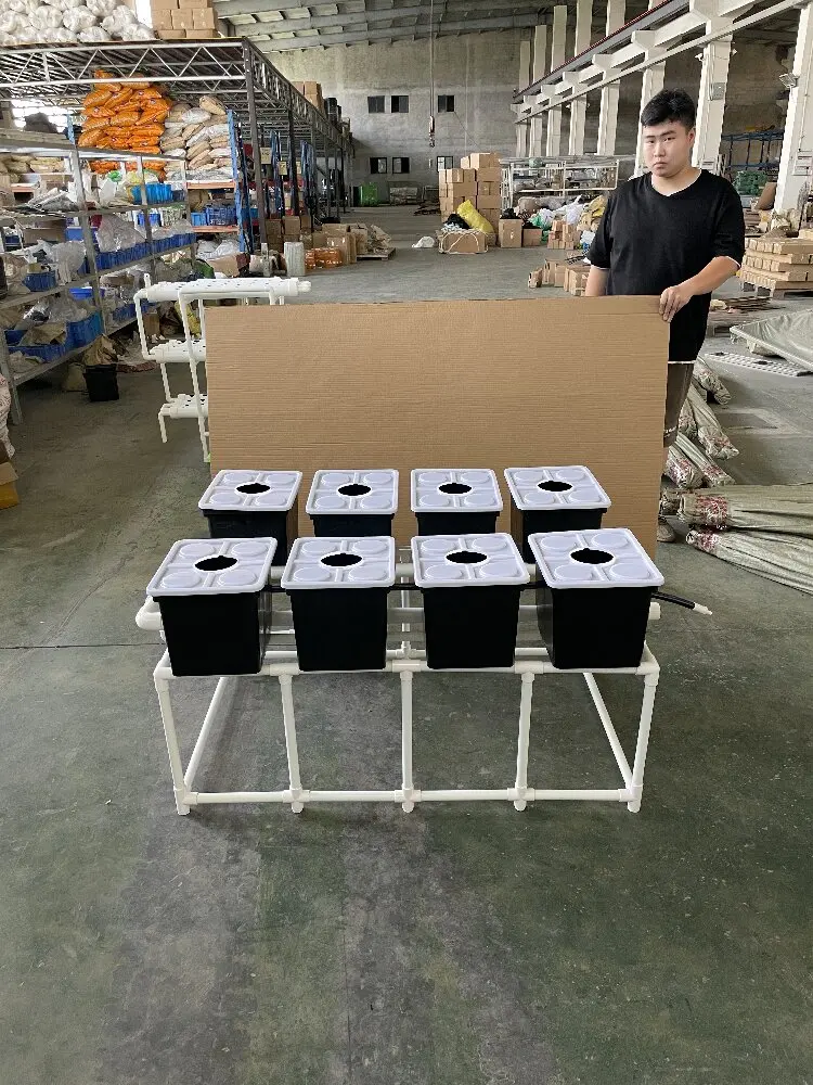 Skyplant 8 Buckets Recirculating Hydroponic System Dutch Bucket System
