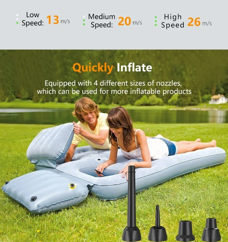 Convenient Multifunctional Inflatable Pump Wireless Home Outdoor Blow