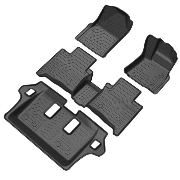 Custom Fit Non Slip 3D TPE TPV Car Floor Mat Use For Toyota Fortuner