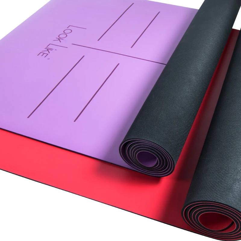 Оптовая продажа, экологически чистый коврик для упражнений из натурального каучука на заказ, очень большой длинный Коврик для тренировок и фитнеса, лучший нескользящий коврик для йоги с ремешком