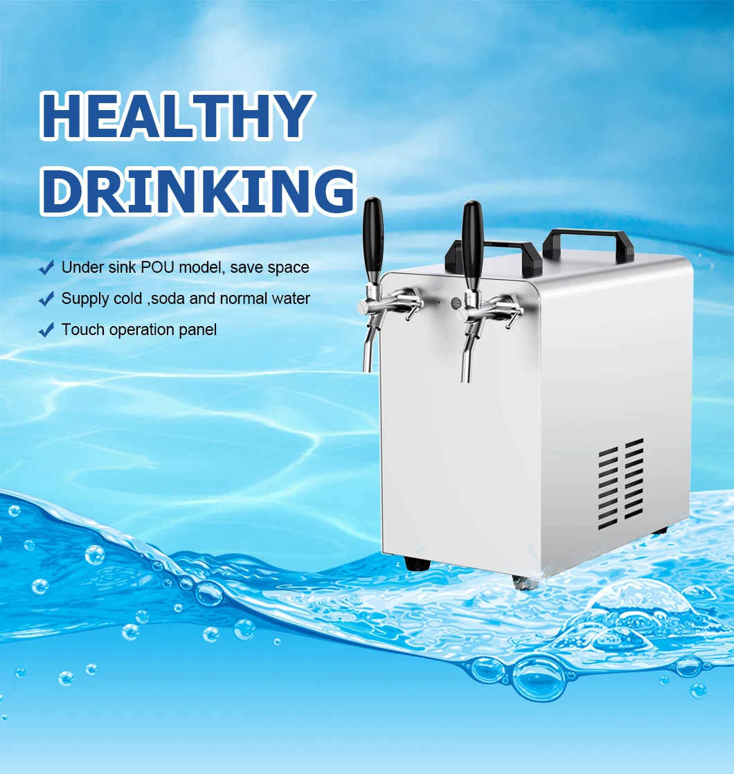 Factory Supply OEM Drinking Water Soda Cooler POU Dispenser Desktop CO2 Bottle Filling Station Soda Water CoolerFor Wholesale details