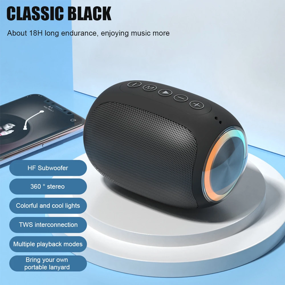 Title 6, 2023 Wireless BT Compatible Portable Speaker Su...