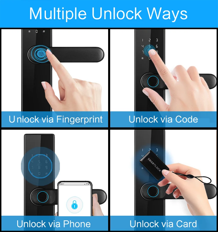 Wholesale Price Cerradura Inteligente Digital Lock Wifi Ttlock Tuya App ...