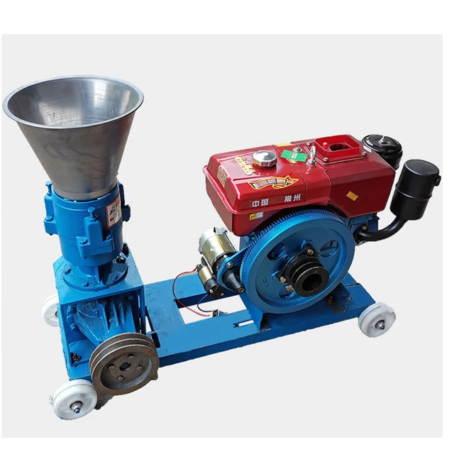 Home Use BM210 Pig Chicken Feed Pellet Bag Sewing Mixer Making Machine